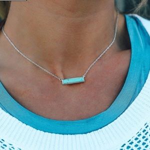 PuraVida Turquoise Bar Necklace